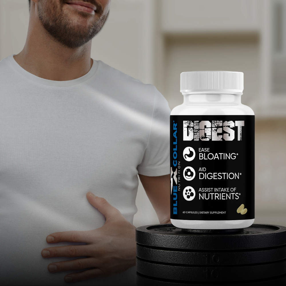 Digestive enzyme supplement for post-meal bloating with bromelain, papain, lipase, lactase, and alpha galactosidase blend