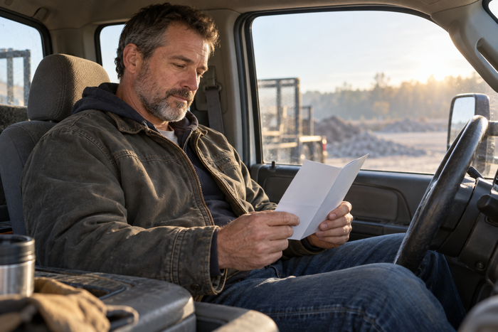 Man over 40 reading about weak urine stream causes