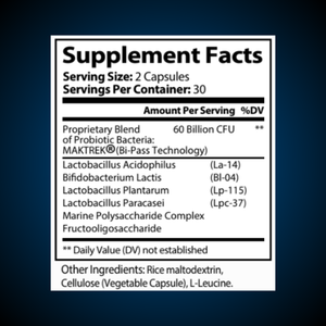 Probiotics60BillionSupplementFacts