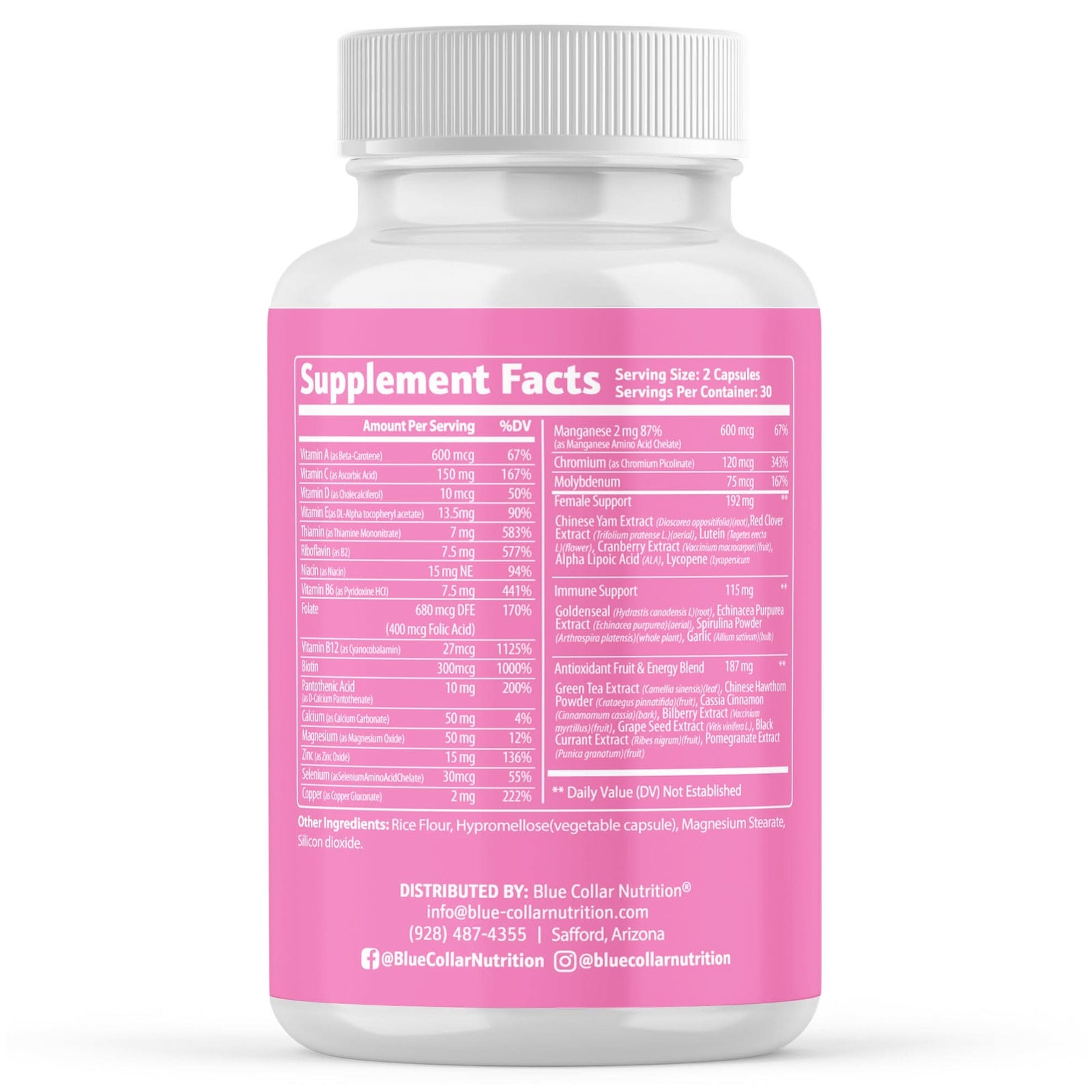 Multi-supplements for blue collar workers-Blue Collar Nutrition