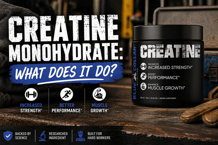 Creatine benefits for men supporting strength stamina and recovery for hard workers
