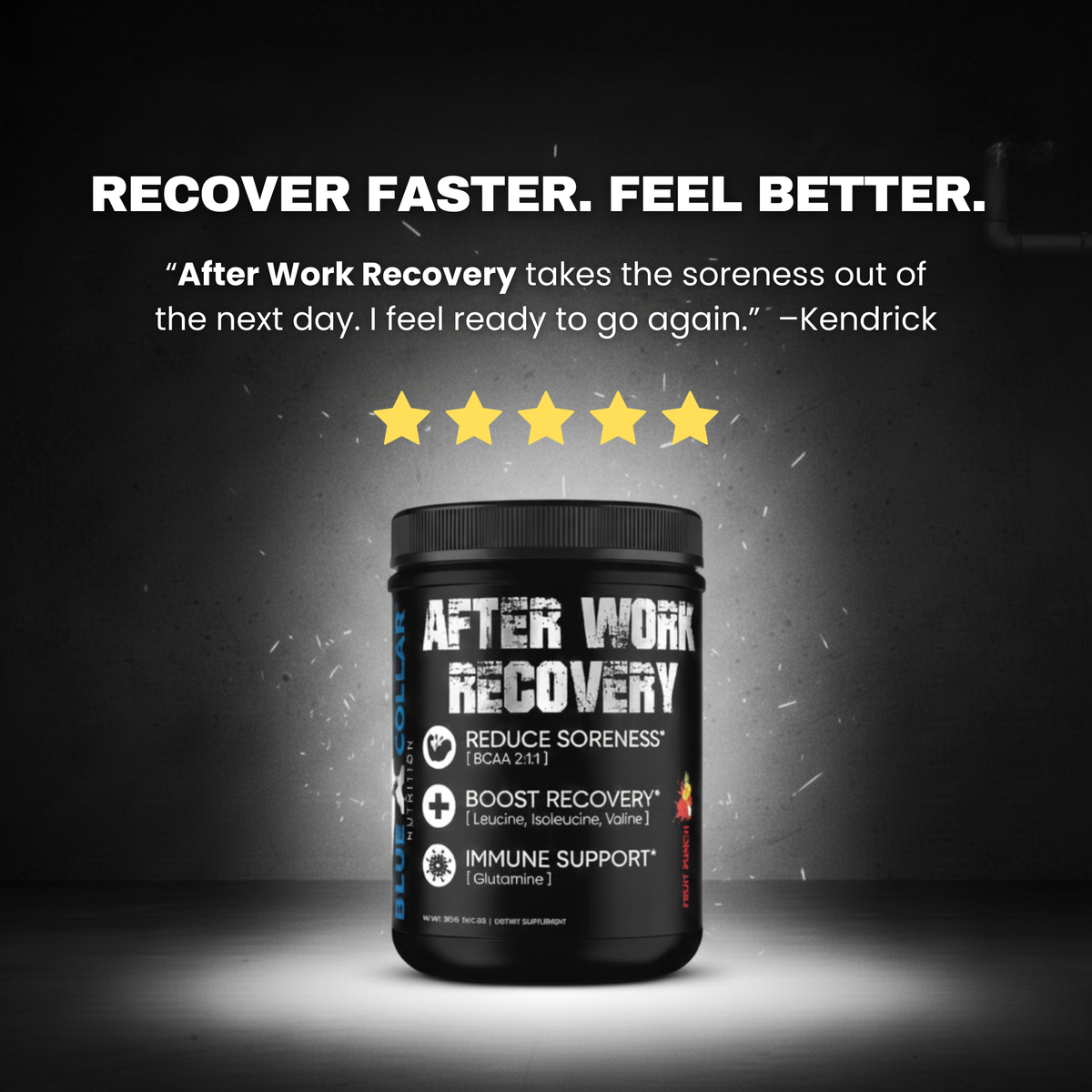 After Work Recovery-supplements for blue collar workers-Blue Collar Nutrition