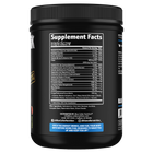 Before Work Fuel supplement facts panel showing 150mg caffeine, electrolytes, B vitamins, dicreatine malate, AAKG, and beta-alanine