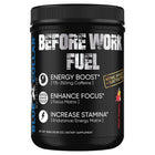 Before Work Fuel Fruit Punch flavor powdered energy drink, 300g tub with 30 servings