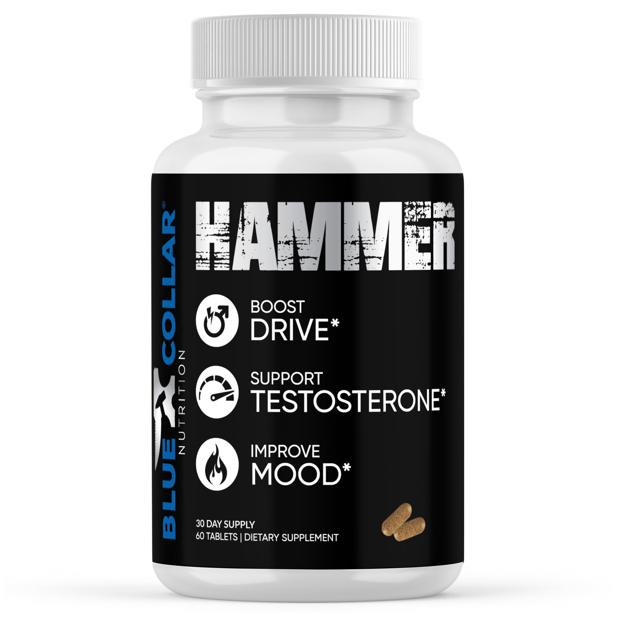 Hammer Gold - Capsules Ayurvédiques Pour Hommes (Performance, Endurance) - 60 Caps - Ashwagandha