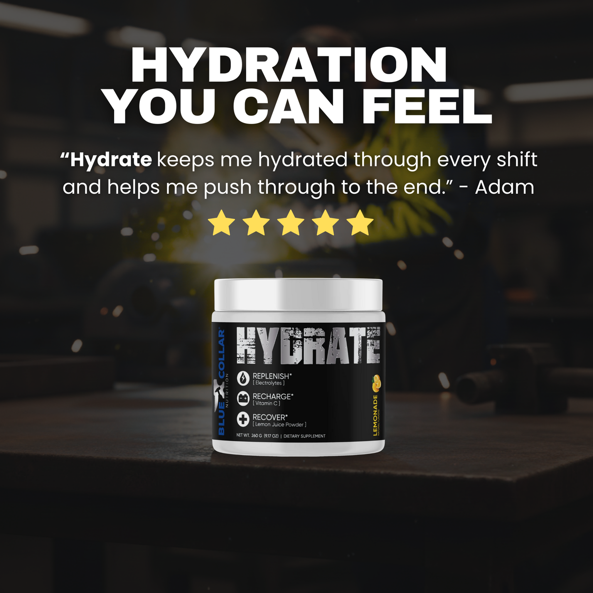 Hydrate-supplements for blue collar workers-Blue Collar Nutrition