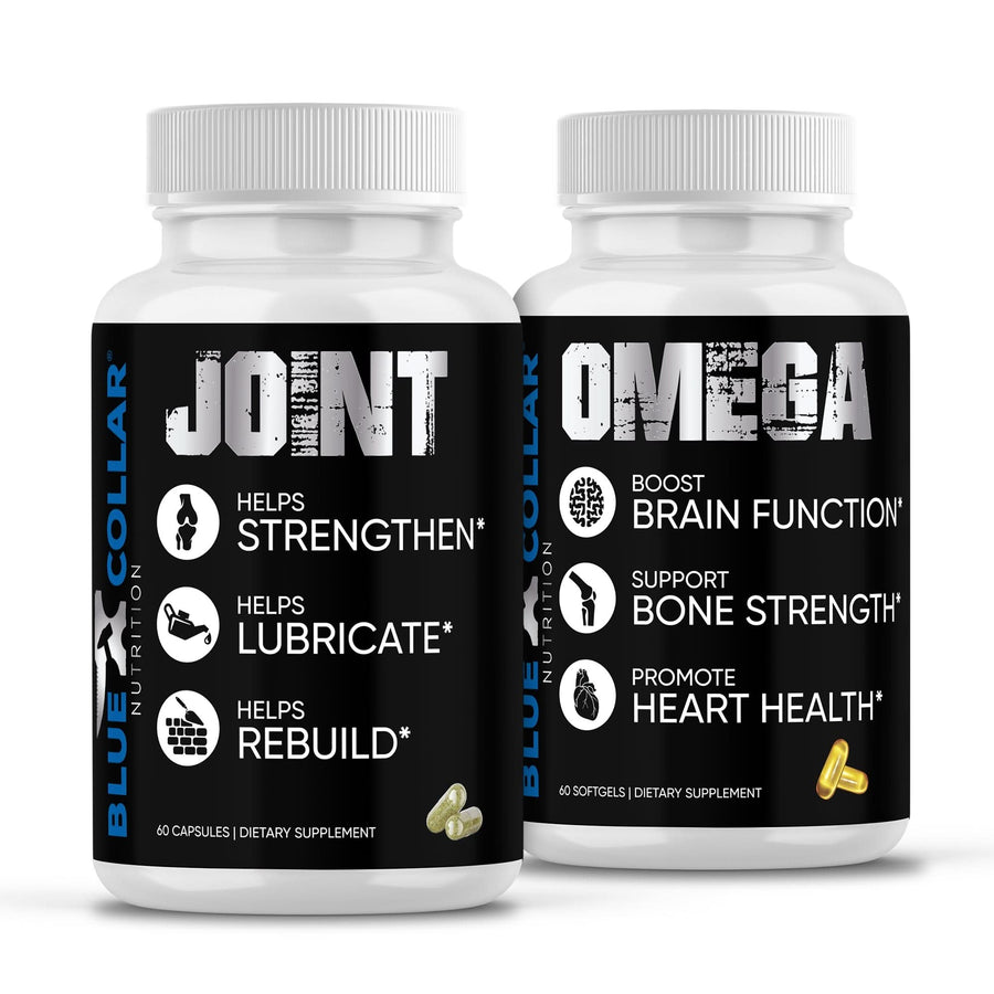 BCN Joint Relief Pack — Joint capsule with glucosamine, chondroitin, MSM, turmeric, Boswellia plus Omega-3 fish oil for hard workers