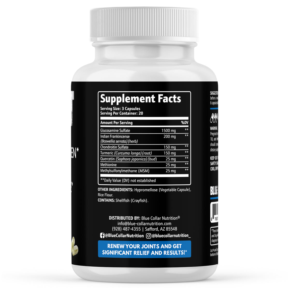Joint-supplements for blue collar workers-Blue Collar Nutrition