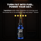 Liquid Burn customer testimonial five-star review for craving suppression and convenience