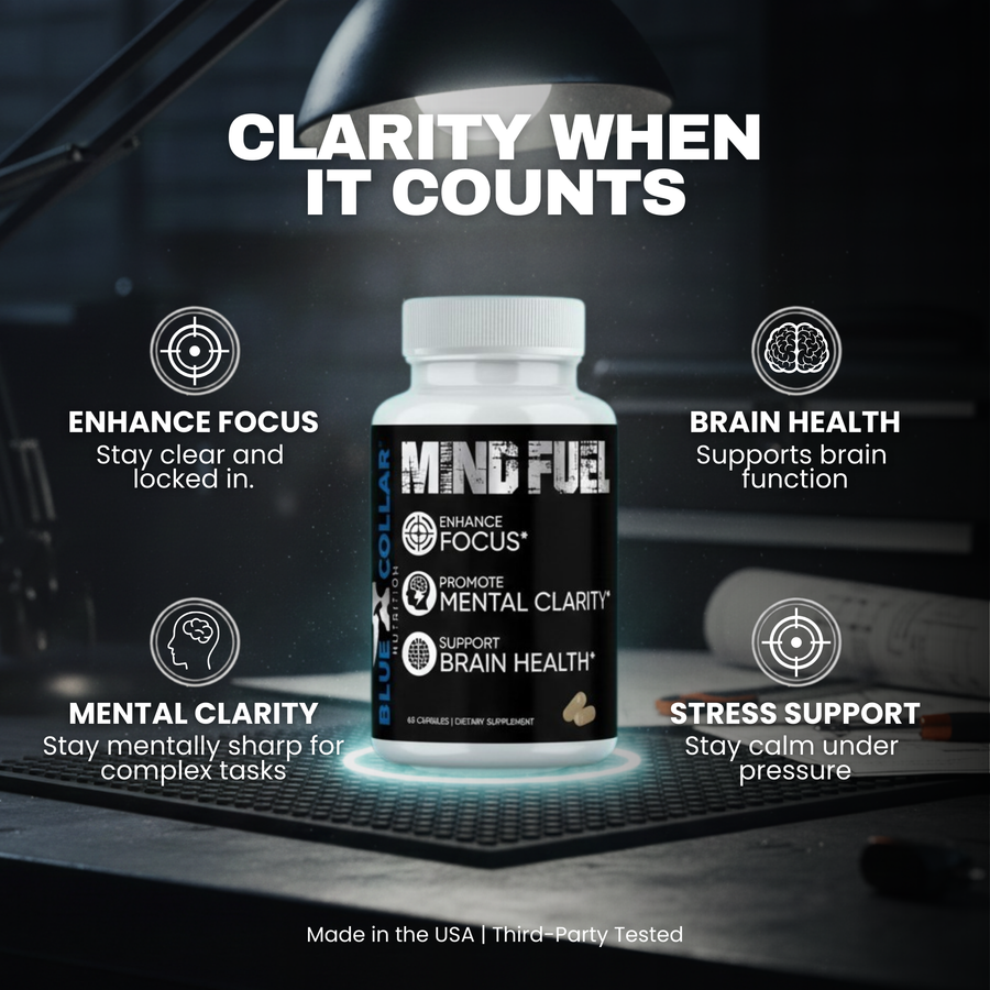 Mind Fuel benefits — enhance focus, mental clarity, brain health, and stress support
