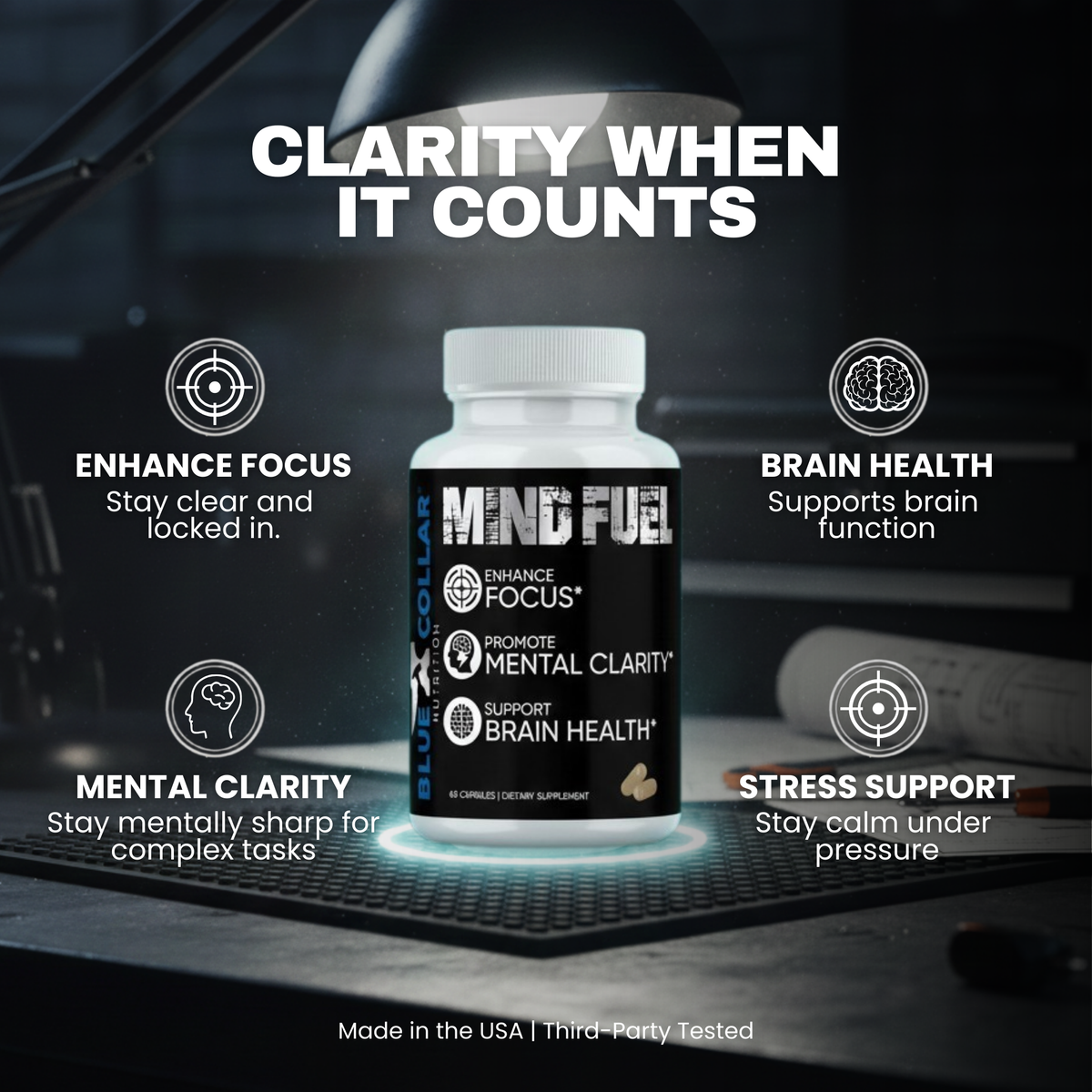 Mind Fuel-supplements for blue collar workers-Blue Collar Nutrition