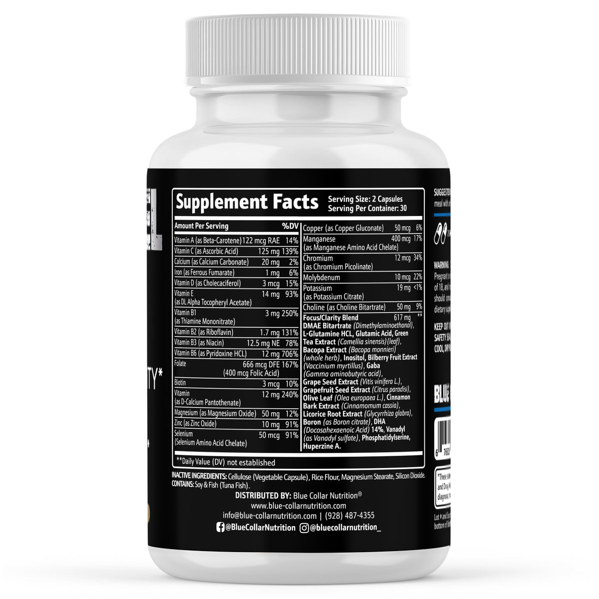 Mind Fuel-supplements for blue collar workers-Blue Collar Nutrition