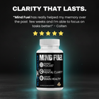 Mind Fuel five star customer testimonial — Colten on improved memory and focus after weeks of use