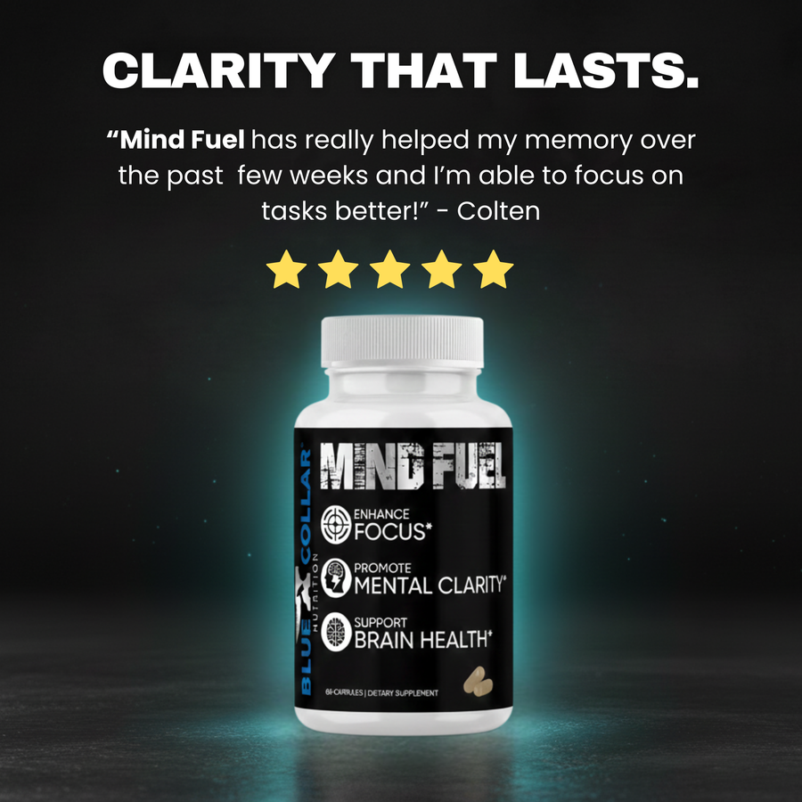 Mind Fuel five star customer testimonial — Colten on improved memory and focus after weeks of use