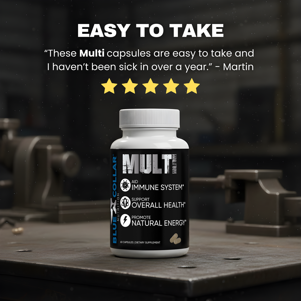 Multi Men's-supplements for blue collar workers-Blue Collar Nutrition