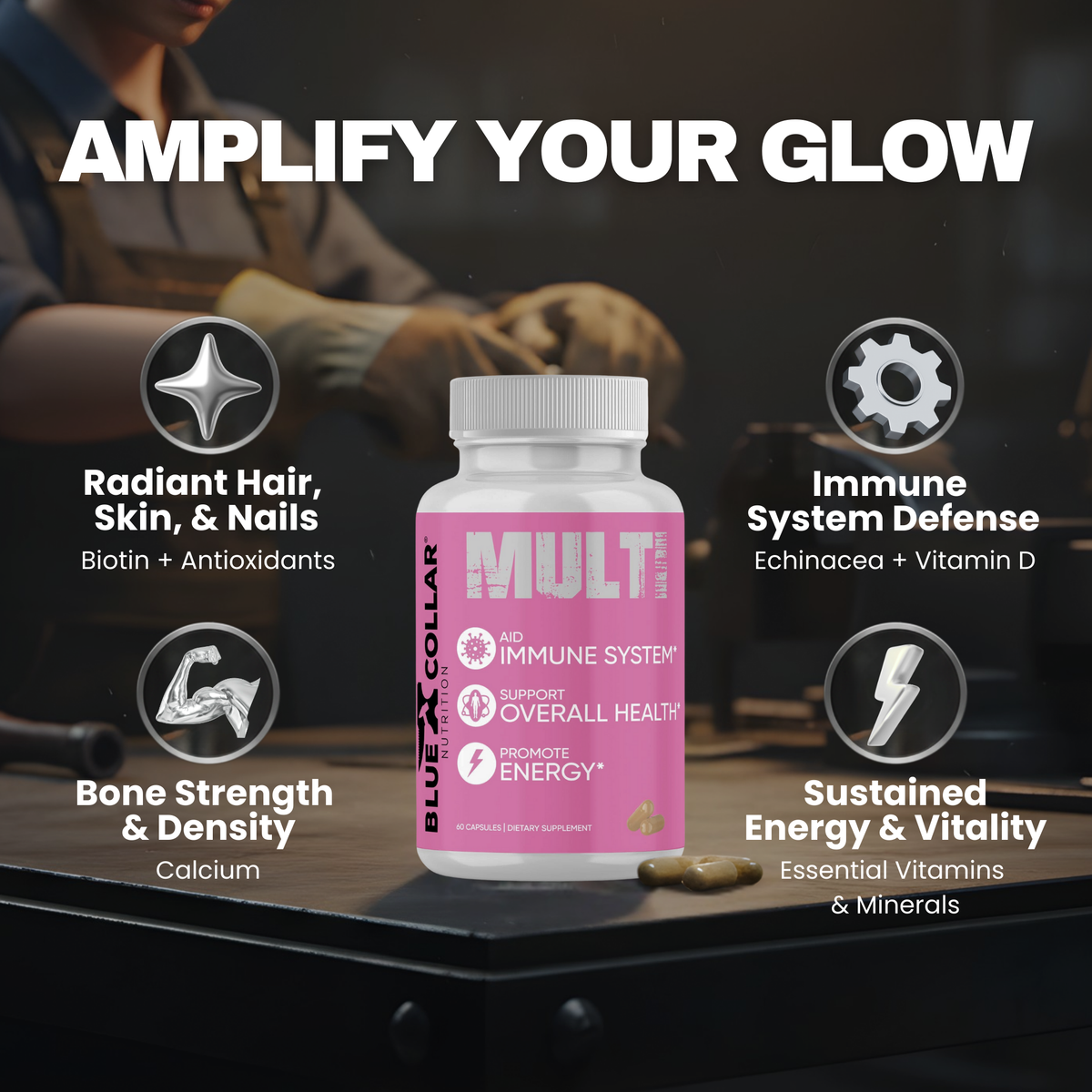 Multi Women's-supplements for blue collar workers-Blue Collar Nutrition