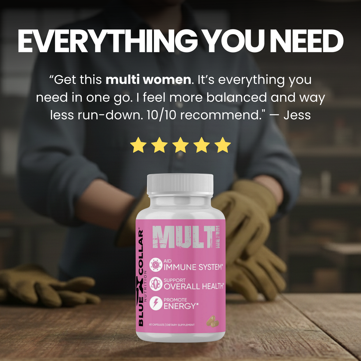 Multi Women's-supplements for blue collar workers-Blue Collar Nutrition