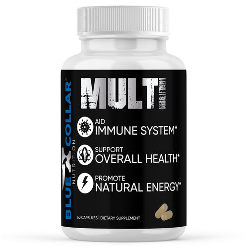 Multi Men's daily multivitamin for hard workers — 60 capsules with 17 essential vitamins and minerals