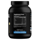 Muscle Fuel Vanilla Milkshake Supplement Facts — 25g protein, 21mg magnesium, BCAA blend, digestive enzymes, 27 servings