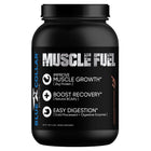 BCN Muscle Fuel Chocolate Milkshake — cold-processed whey protein blend with digestive enzymes, 24g protein per scoop
