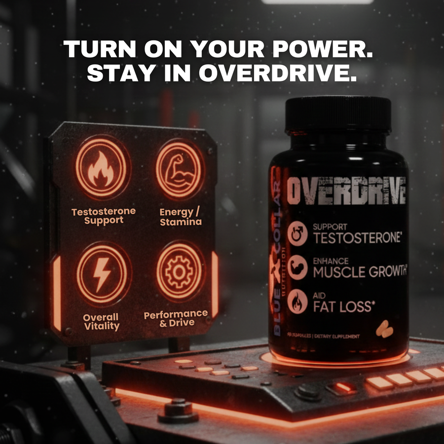 Overdrive Men's stamina supplement benefits for drive and daytime energy