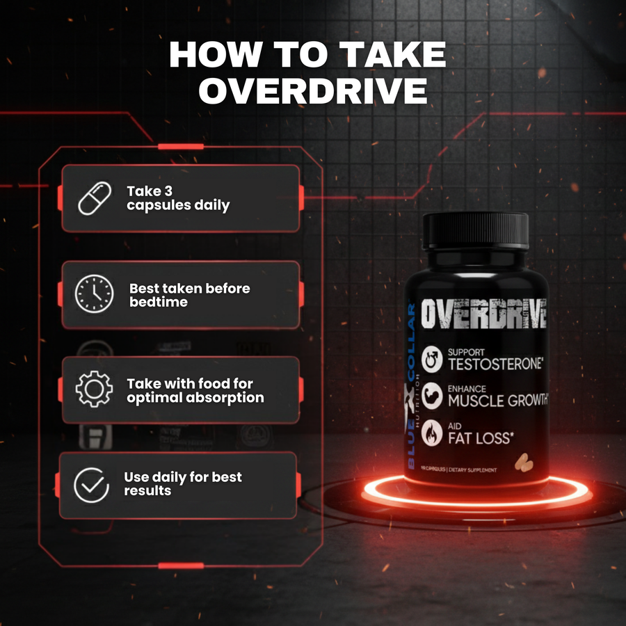 How to take Overdrive Men's natural stamina supplement in the morning