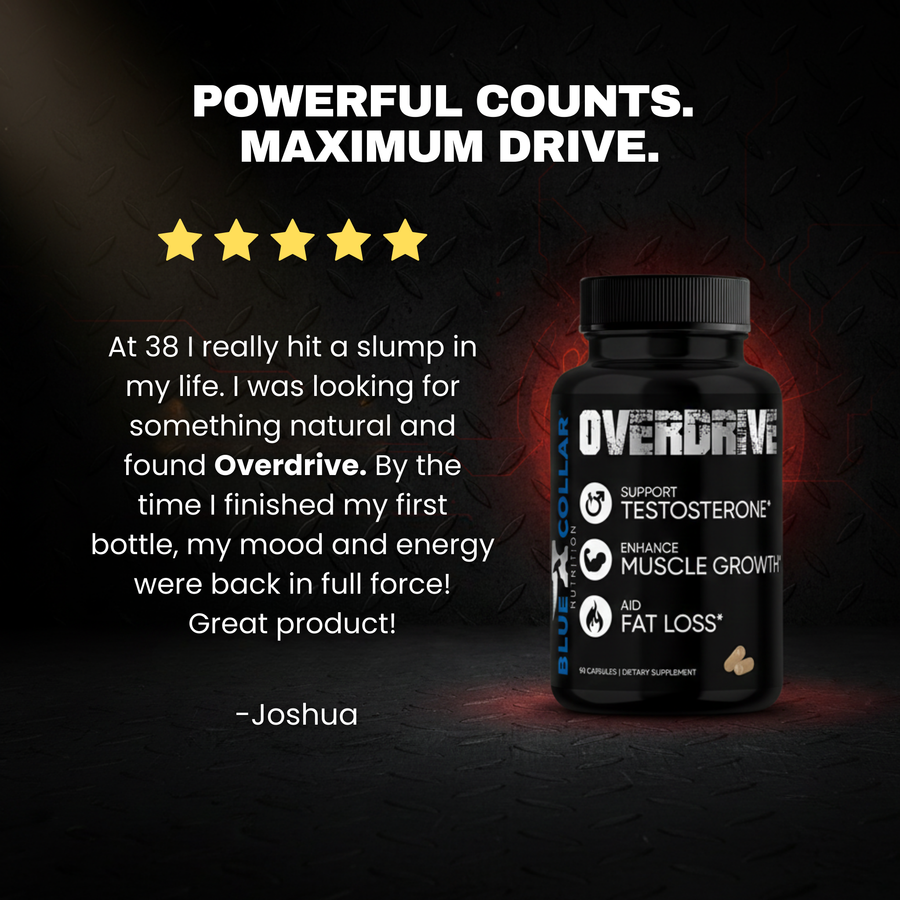 Overdrive Men's stamina supplement customer testimonial