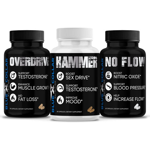 Rock-Hard Pack men's testosterone stamina and blood flow stack