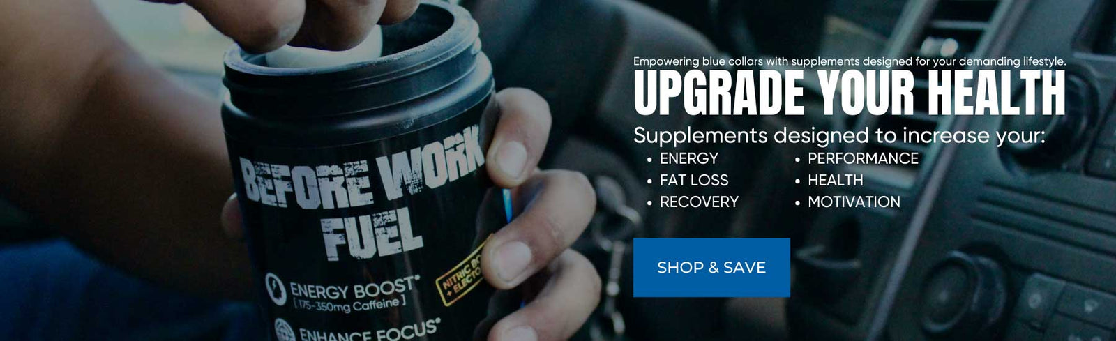 Before Work Fuel Banner