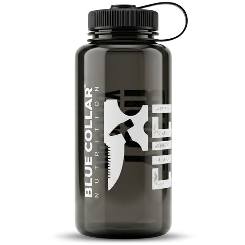 BCN 32 oz Tritan water bottle, BPA-free wide mouth with oz and ml markings