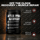 Blue Collar Nutrition After Work Recovery BCAA powder, melon, supporting reduced soreness, muscle repair, and immune support for blue collar workers.